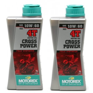 MOTOREX 4T Cross Power SAE 10W-60 Motorrad Motoröl 2x 1l = 2 Liter