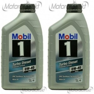 Mobil 1 Turbo Diesel 0W-40 Motoröl 2x 1l = 2 Liter