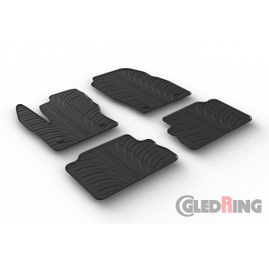 Original Gledring Passform Fußmatten Gummimatten 4 Tlg.+Fixing - Ford Kuga 2016->05.2020