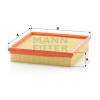 MANN-FILTER C 2290 - Luftfilter