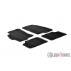 Original Gledring Passform Fußmatten Gummimatten 4 Tlg. - Fiat Linea 2007 ->