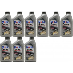 Mobil Super 2000 X1 10W-40 Diesel & Benziner Motoröliter 9x 1l = 9 Liter