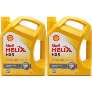 Shell Helix HX5 15W-40 Motoröl 2x 5 = 10 Liter