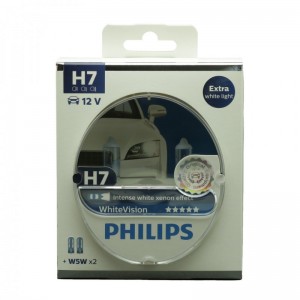 Philips H7 12V 55W PX26d WhiteVision 2st. + 2xW5W