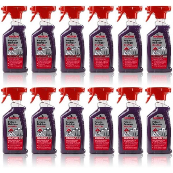 2X SET NIGRIN EvoTec Pulitore Per Cerchi Aerosol - Foto 2