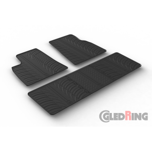 Original Gledring Passform Fußmatten Gummimatten 5 Tlg. - Tesla Model S 2014->2016