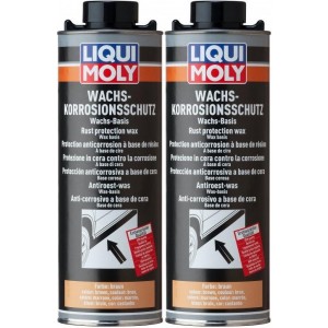 Liqui Moly 6104 Wachs-Korrosions-Schutz braun/transparent 2x 1l = 2 Liter