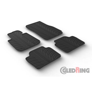 Original Gledring Passform Fußmatten Gummimatten 4 Tlg.+Fixing - BMW 3 Serie F30/F31 2012->
