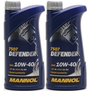 Mannol Defender 10W-40 Diesel & Benziner Motoröliter 2x 1l = 2 Liter