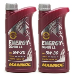 Mannol Energy Combi Longlife 5W-30 Motoröl 2x 1l = 2 Liter