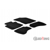 Original Gledring Passform Fußmatten Gummimatten 4 Tlg.+Fixing - Citroen C1 2005-2009
