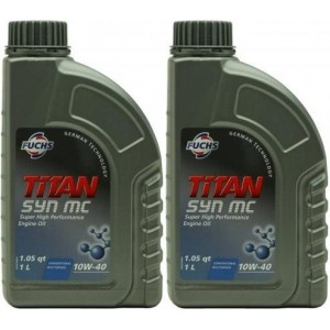 FUCHS TITAN SYN MC SAE 10W-40 Diesel & Benziner Motoröliter 2x 1l = 2 Liter