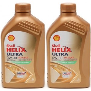 Shell Helix Ultra ECT C2/C3 0W-30 Motoröl 2x 1l = 2 Liter