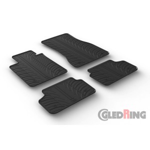 Original Gledring Passform Fußmatten Gummimatten 4 Tlg.+Fixing - BMW 5 Serie G30/G31 03.2017->