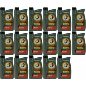 Total Quartz 9000 Future EcoB 5W-20 Motoröl 17x 1l = 17 Liter
