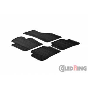 Original Gledring Passform Fußmatten Gummimatten 4 Tlg.+Fixing - Volkswagen VW Passat 2010-2014/Passat CC