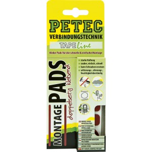 Petec Montage Pads, 3 Stück