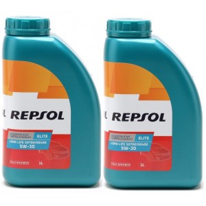 Repsol Motoröl ELITE LONG LIFE 50700/50400 5W30 1 Liter 2x 1l = 2 Liter