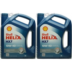 Shell Helix HX7 10W-40 Motoröl 2x 5 = 10 Liter