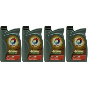 Total Quartz 9000 Future EcoB 5W-20 Motoröl 4x 1l = 4 Liter