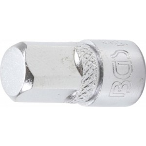 BGS 271 Steckschlüssel-Adapter | Innenvierkant 6,3 mm (1/4"") - Außenvierkant 10 mm (3/8"")