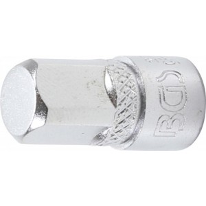 BGS Steckschlüssel-Adapter | Innenvierkant 6,3 mm (1/4"") - Außenvierkant 10 mm (3/8"")